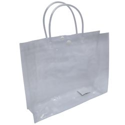 Sacola Plástica Transparente 25 x 20 x 8 cm